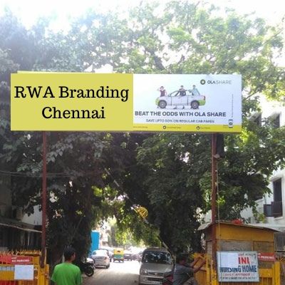 RWA Advertising options in Sunshine Apartments Chennai, Society Gate Ad company in Chennai